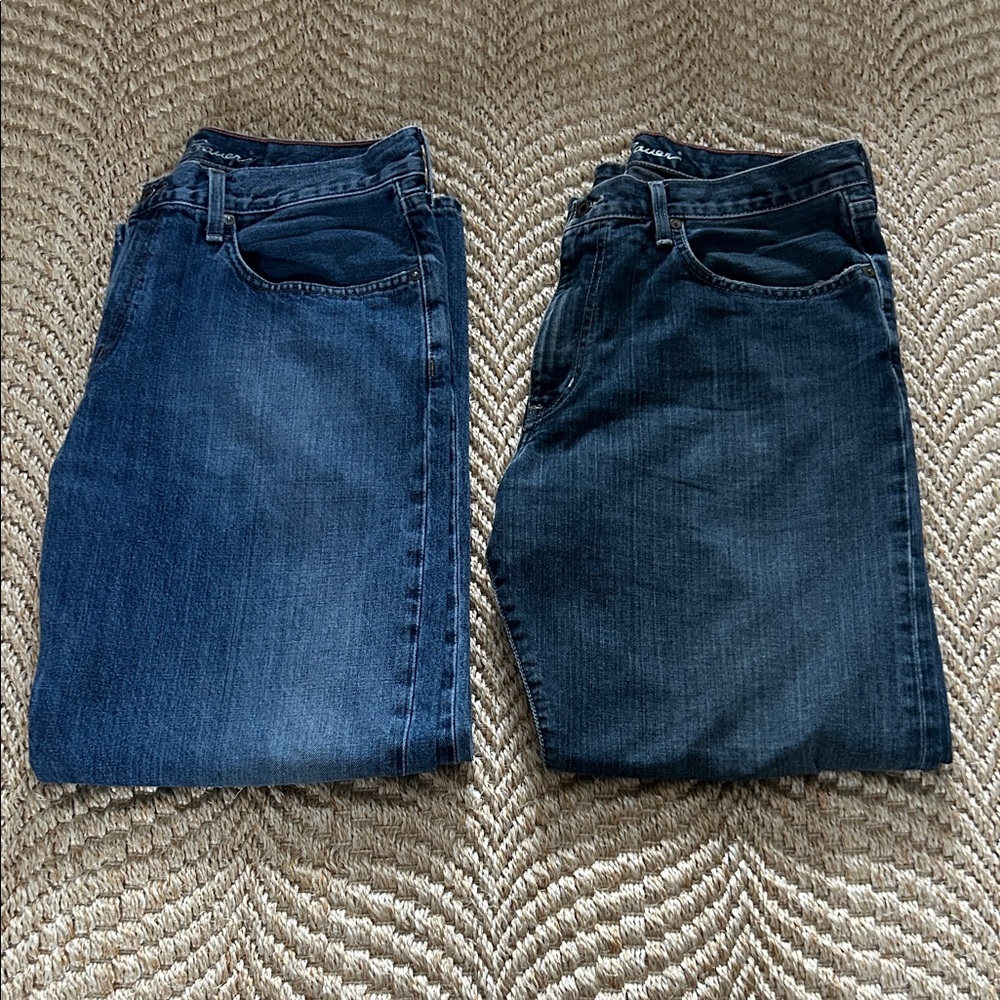 Eddie Bauer Men’s Relaxed Fit Jeans 34 x 30